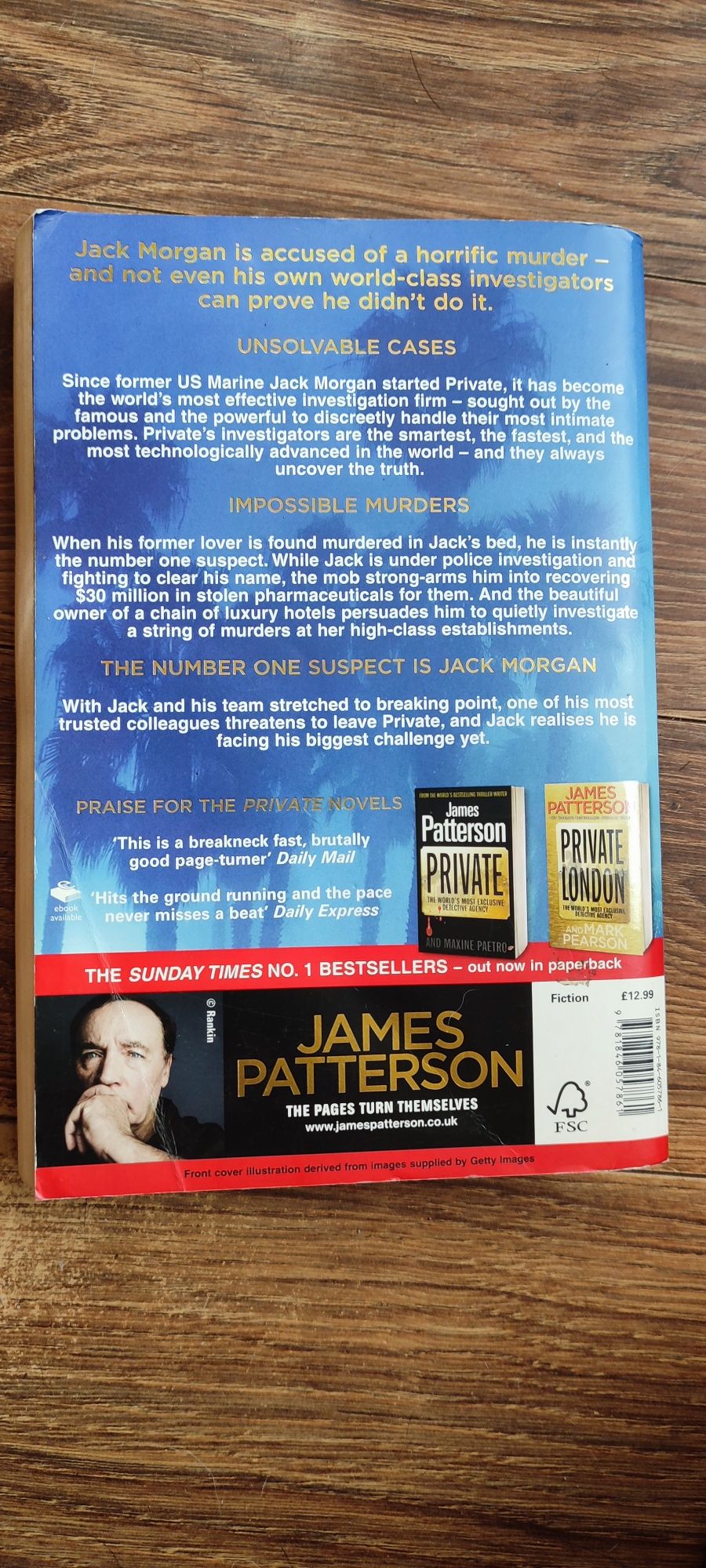 Patterson James Private no.1 suspect