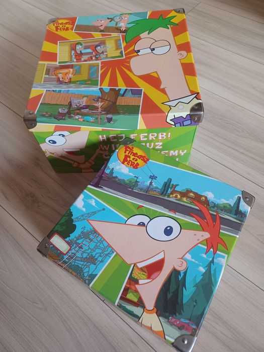 Fineasz i Ferb pojemniki skladane do przechowywania