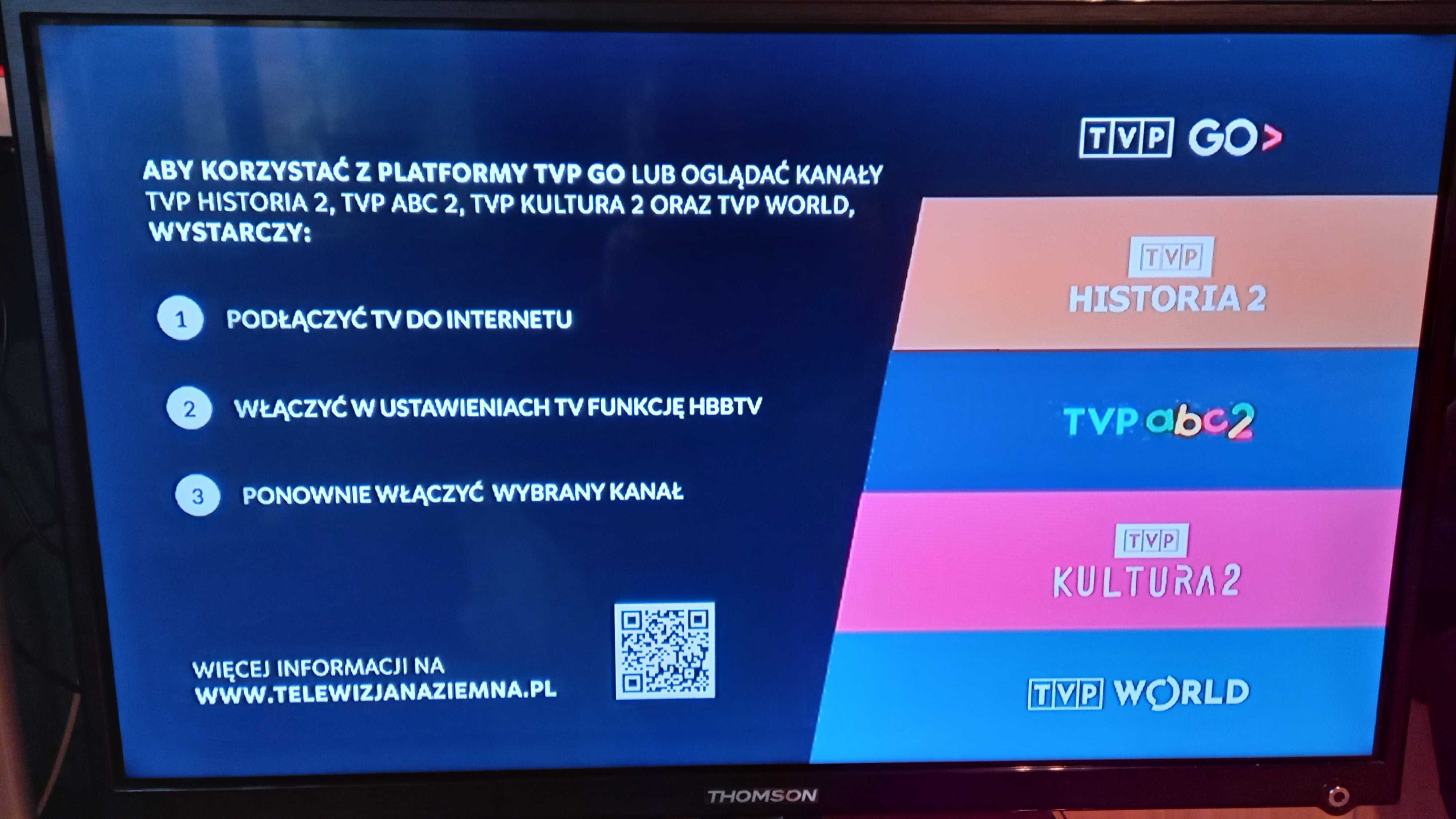 Telewizor LED THOMSON 32" 32HU5253 lub jako monitor do komputera