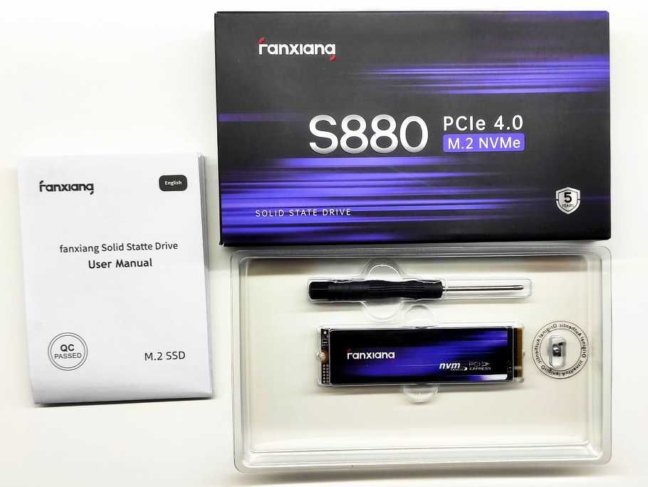 SSD M2 NVMe 1 Tb 7300MB/s PCIE 4.0 2280 Fanxiang S880 Ноутбук PS5 ПК
