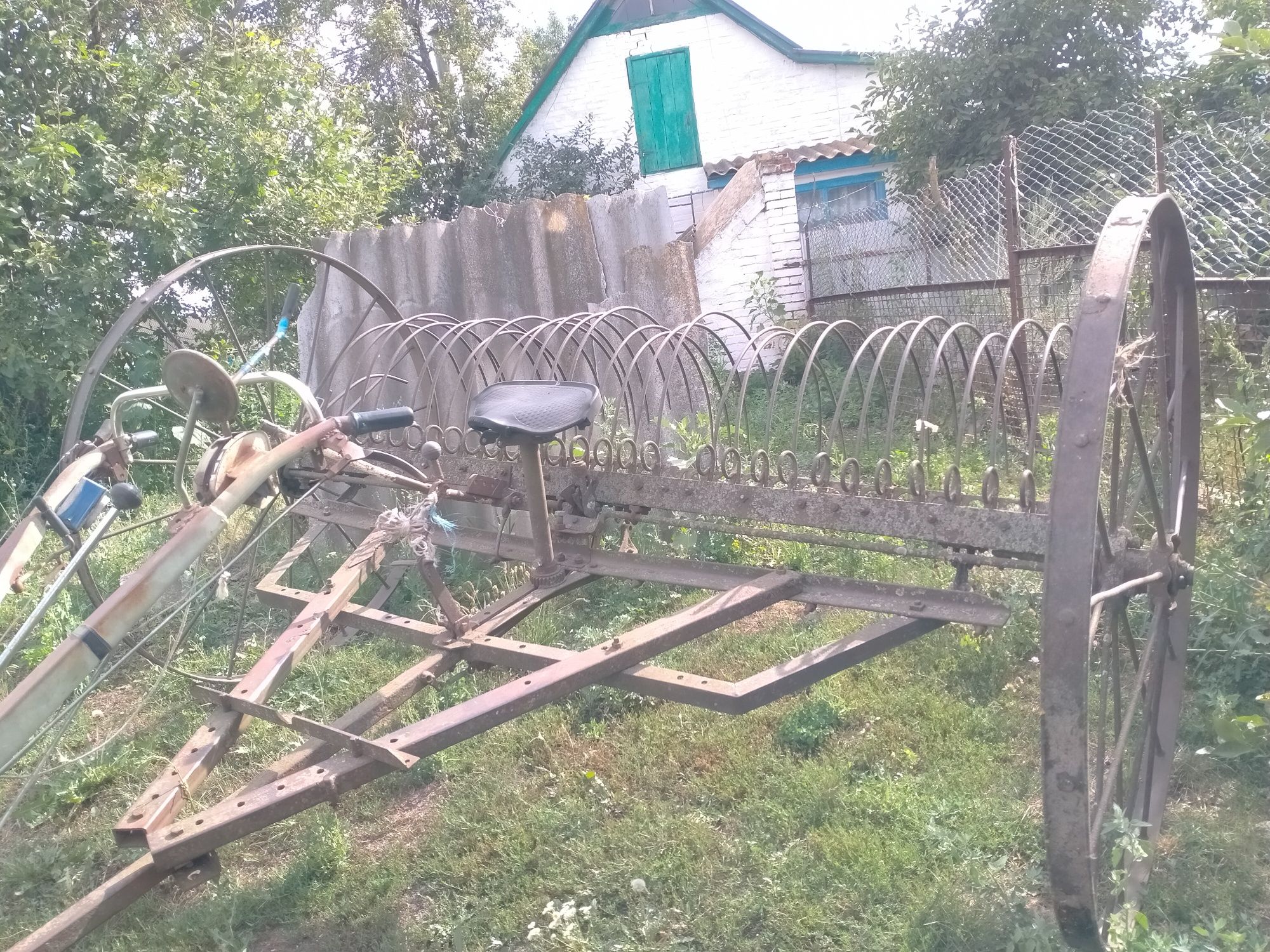 Кінна гребка до мотоблока