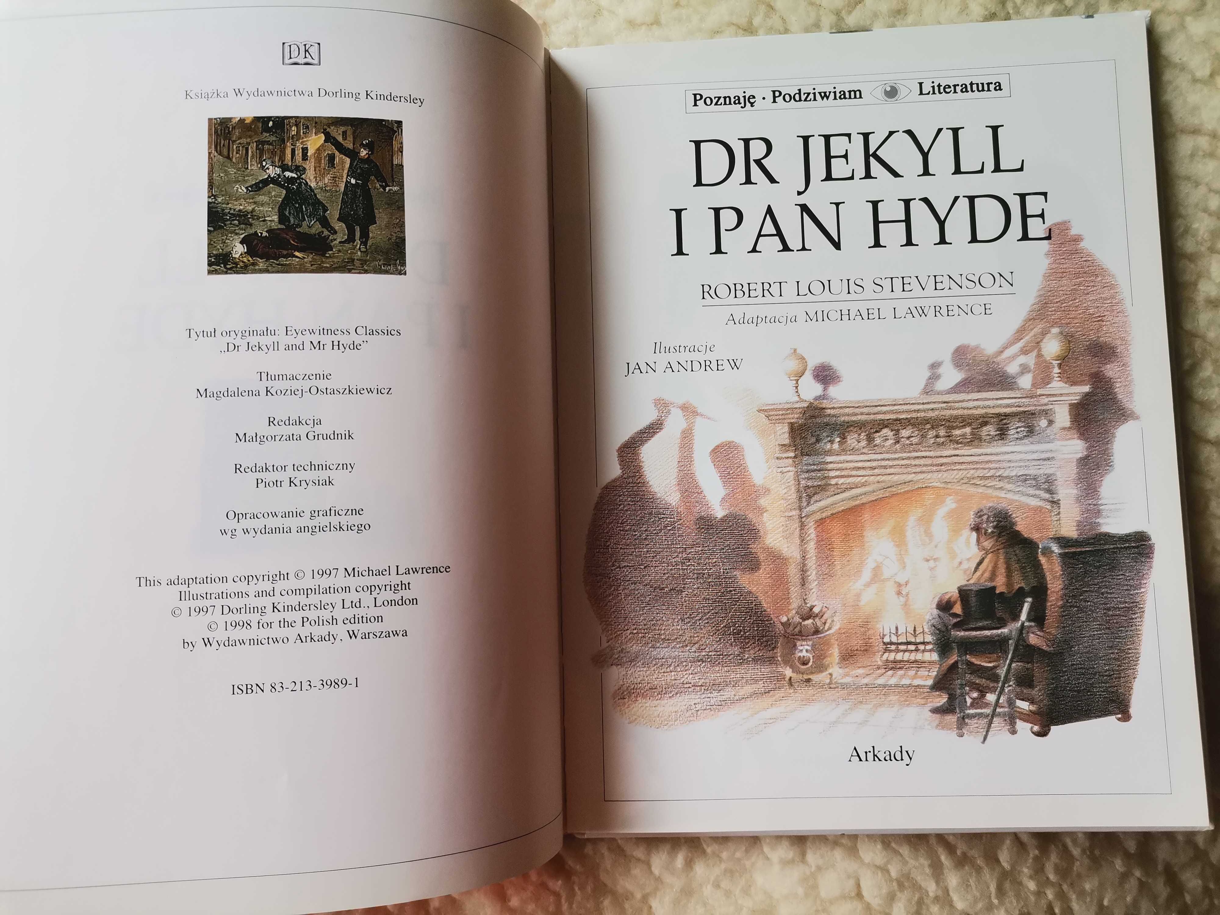 Doktor Jekyll i pan Hyde Robert Stevenson powieść grozy szkocka