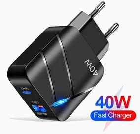 Ładowarka 2xPD +3x kabel szybkiego ładowania 100W