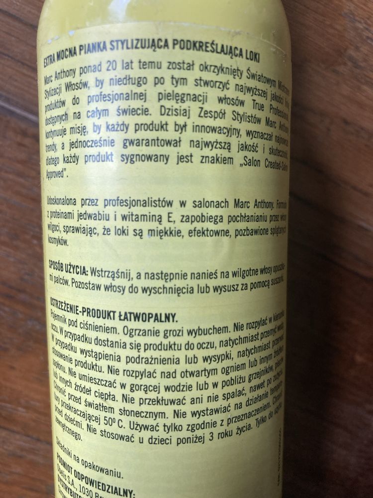 Marc Anthony Strictly Curls 300 ml pianka do wlosów kręconych