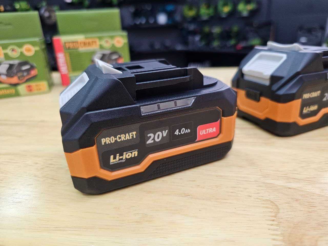 АКБ 4.0Ah Procraft Свежий 20V Подходит Stromo, Revolt, Profii-Tec