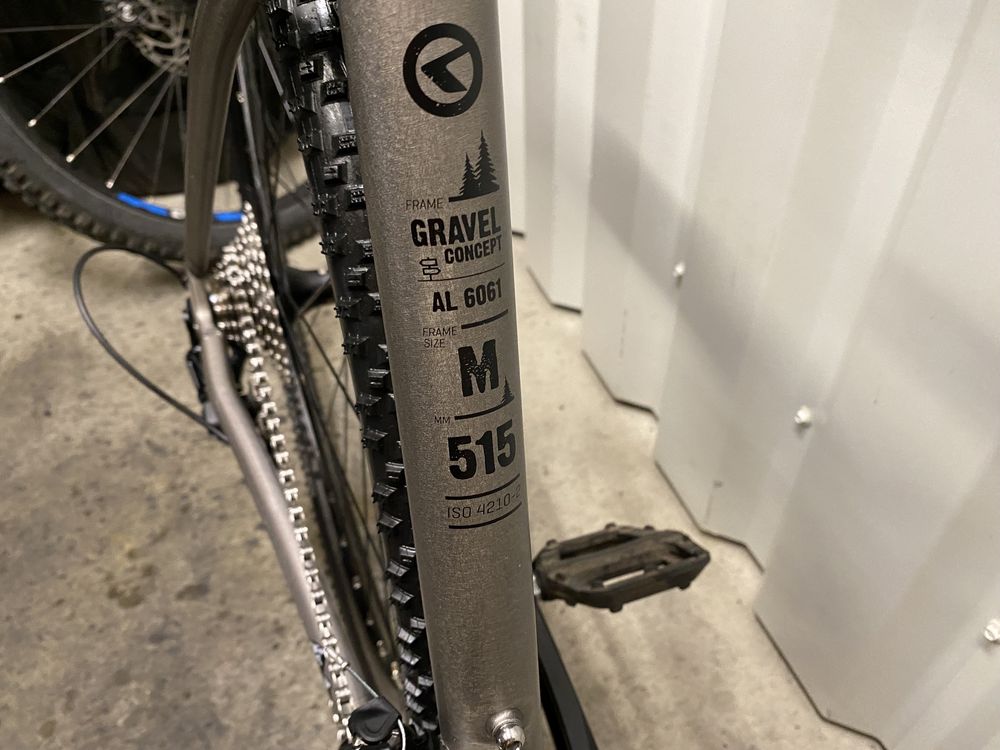 Стан нового Рама М Гравійний велосипед Kellys Soot 50 Shimano GRX