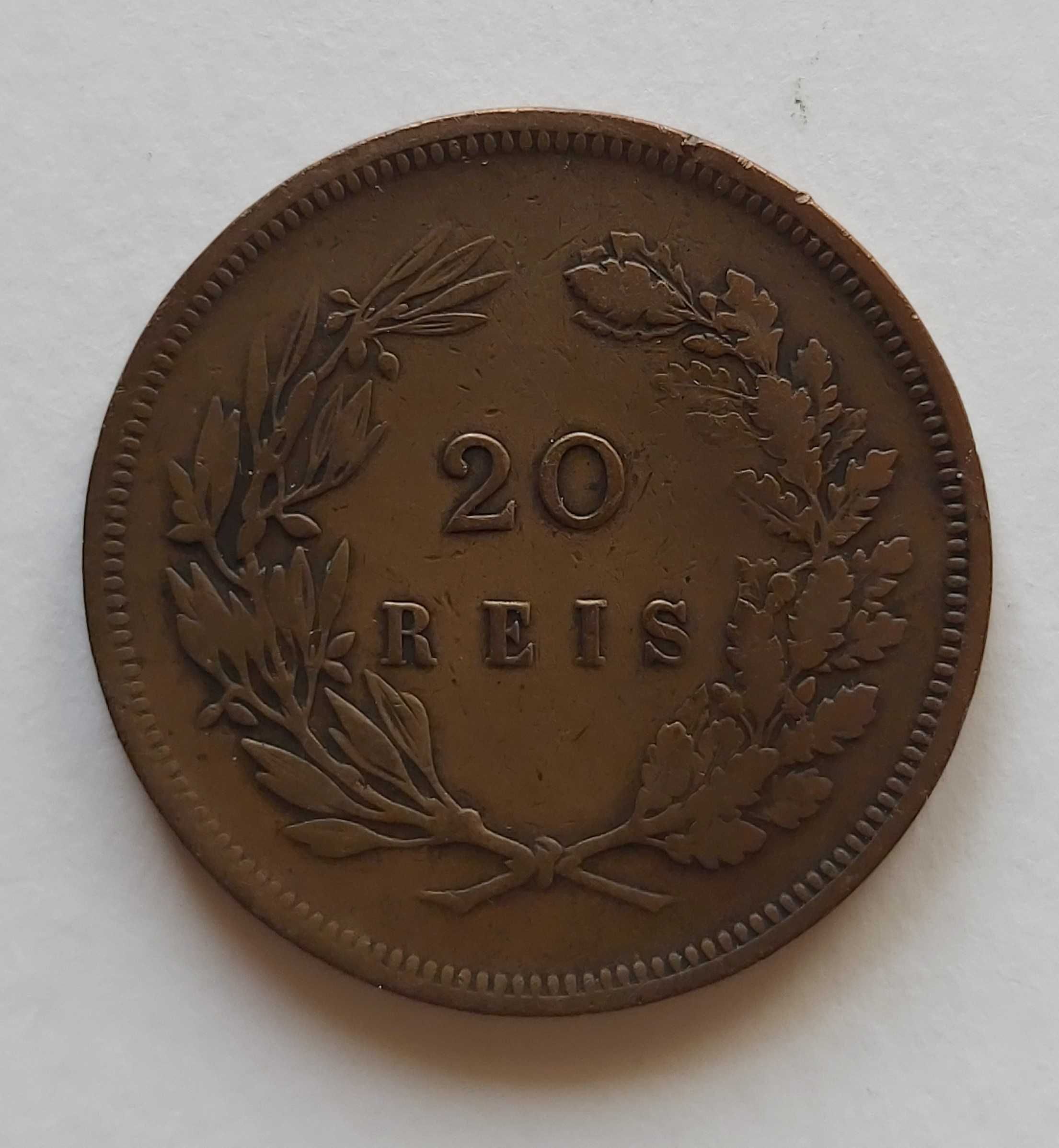 20 Reis de 1892 de D. Carlos l