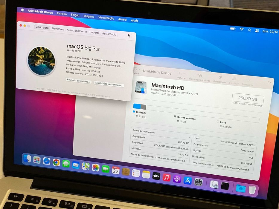 Macbook Pro 13" 2014 Impecável