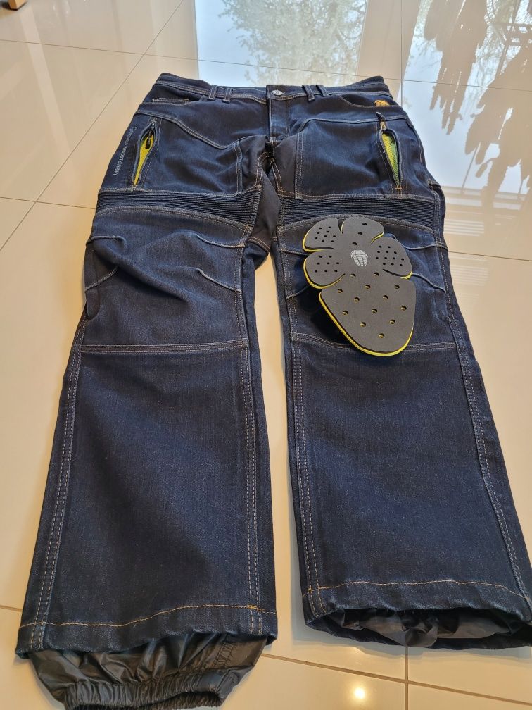Spodnie jeansy wodoodporne motocyklowe Trilobite Parado 1666 xl 54eu