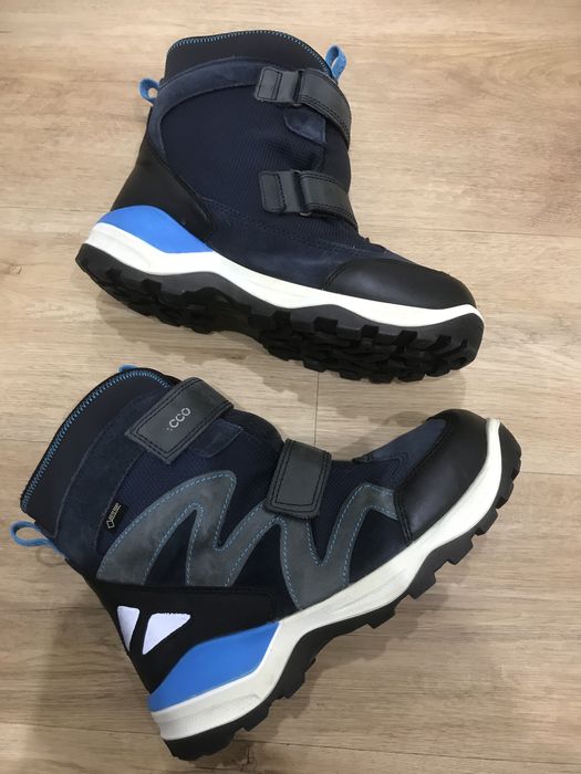 Чоботи дутики снігоходи Унісекс Теплі Мембрана 38р24см Ecco Orig Екко