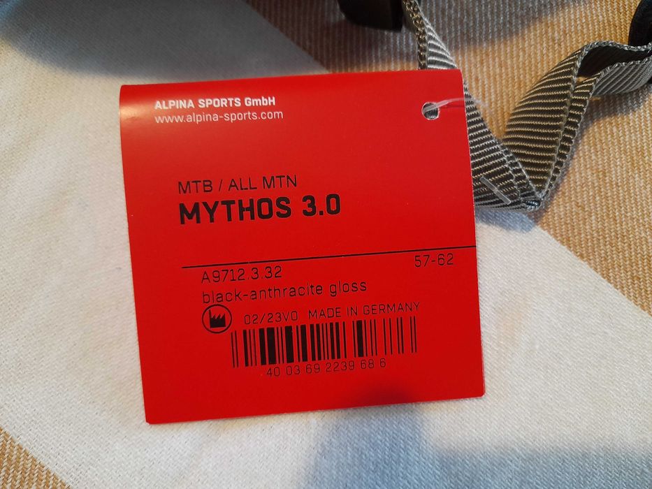 Kask rowerowy Alpina Mythos 3.0 Black Anthracite r 57-62cm