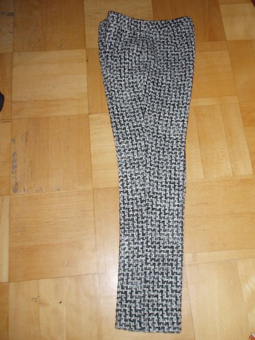 BENETTON nowe markowe spodnie tweedowe r. 36