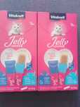 Smakołyki dla kota 2x Vitakraft Jelly Lovers łosoś i flądra 6 x 15 g