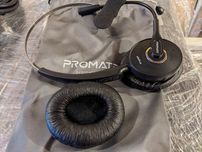 Гарнітура із шумозаглушенням мікрофона Promate Engage Black
