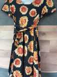 Vestido de girassóis tm 36/38 .