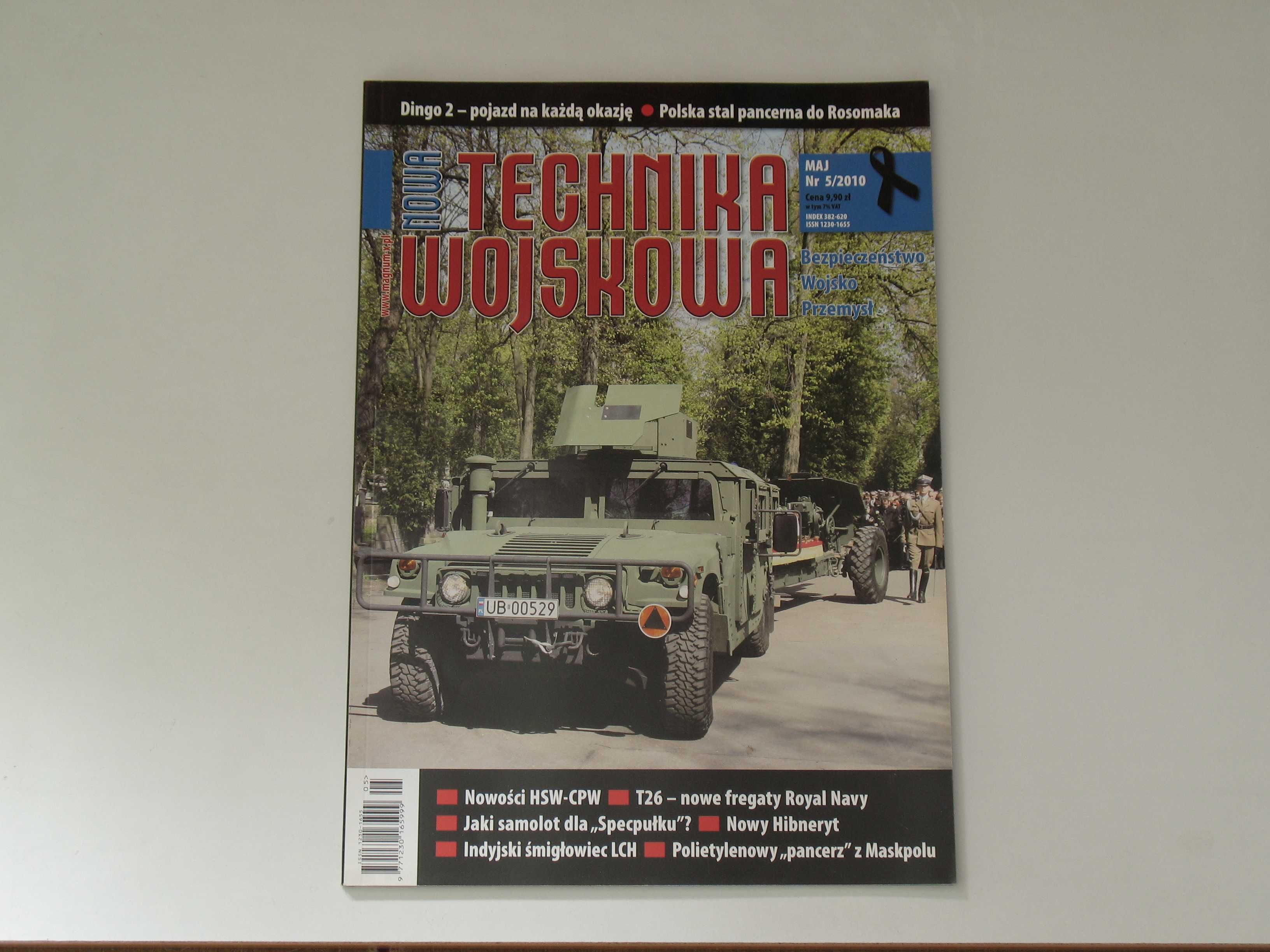 Technika Wojskowa numer 5, rocznik 2010.