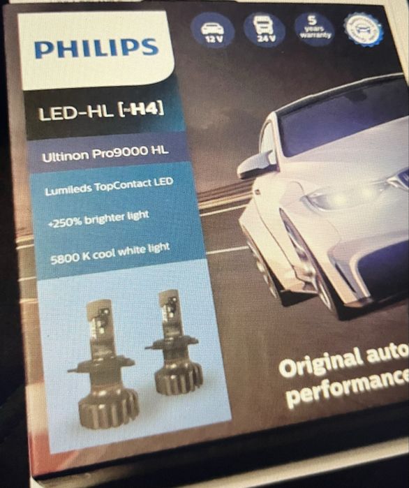 Zarowki philips led H4 ultinon pro 9000 hl