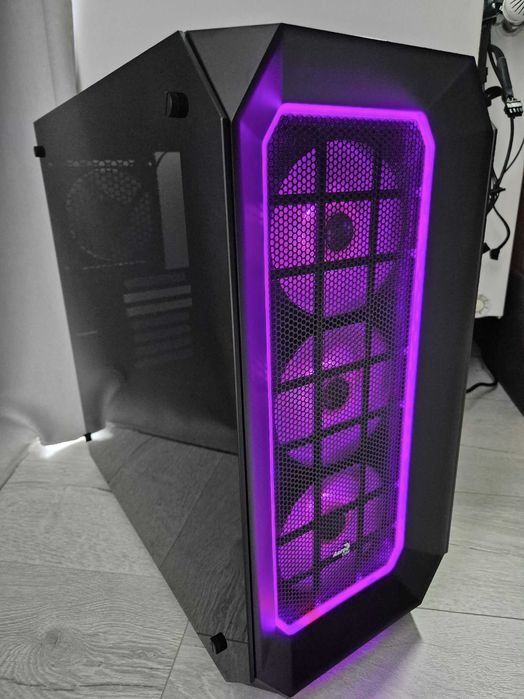 ATX корпус Aerocool P7-C1 Pro RGB тоноване скло з обох боків