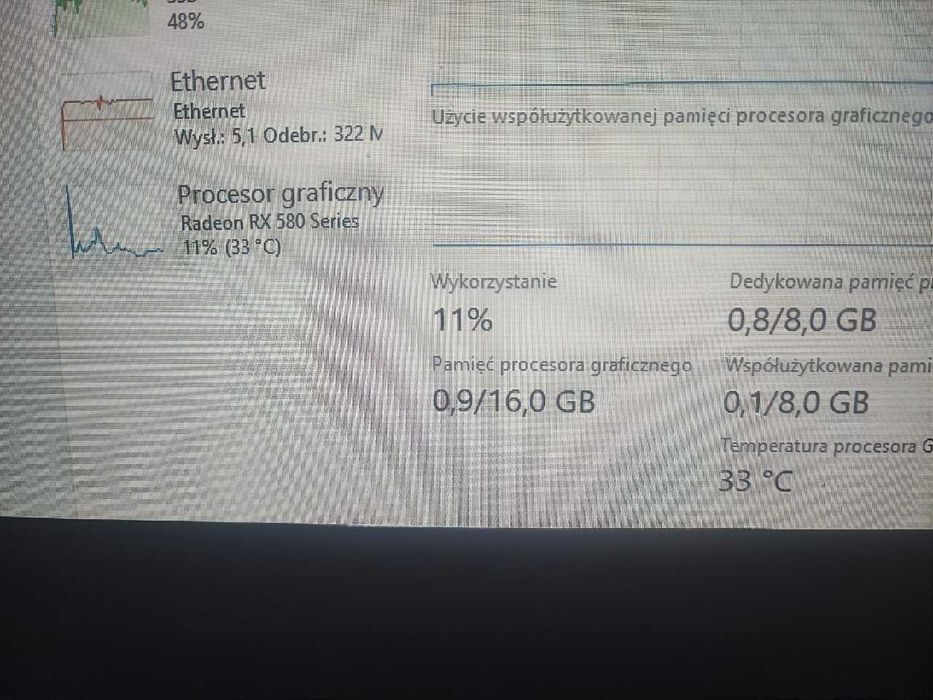 Komputer do gier Ryzen 5 | RX 580 8GB | 16GB