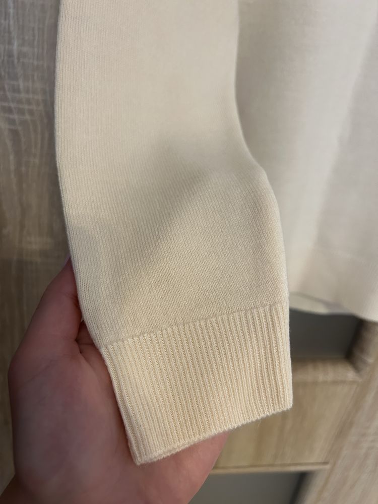 Beżowy kremowy ecru sweterek cashmere Sinsay nowy