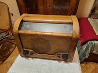 Zabytkowe radio RSZ-50 – Warszawa, model na licencji AGA Stockholm