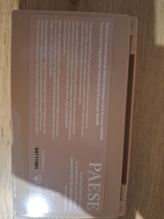 Róż bronzer paese, mydło nacomi, odżywka do włosów