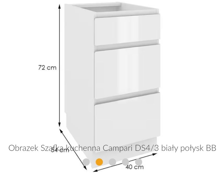 Kuchnia Campari szafki - różne elementy