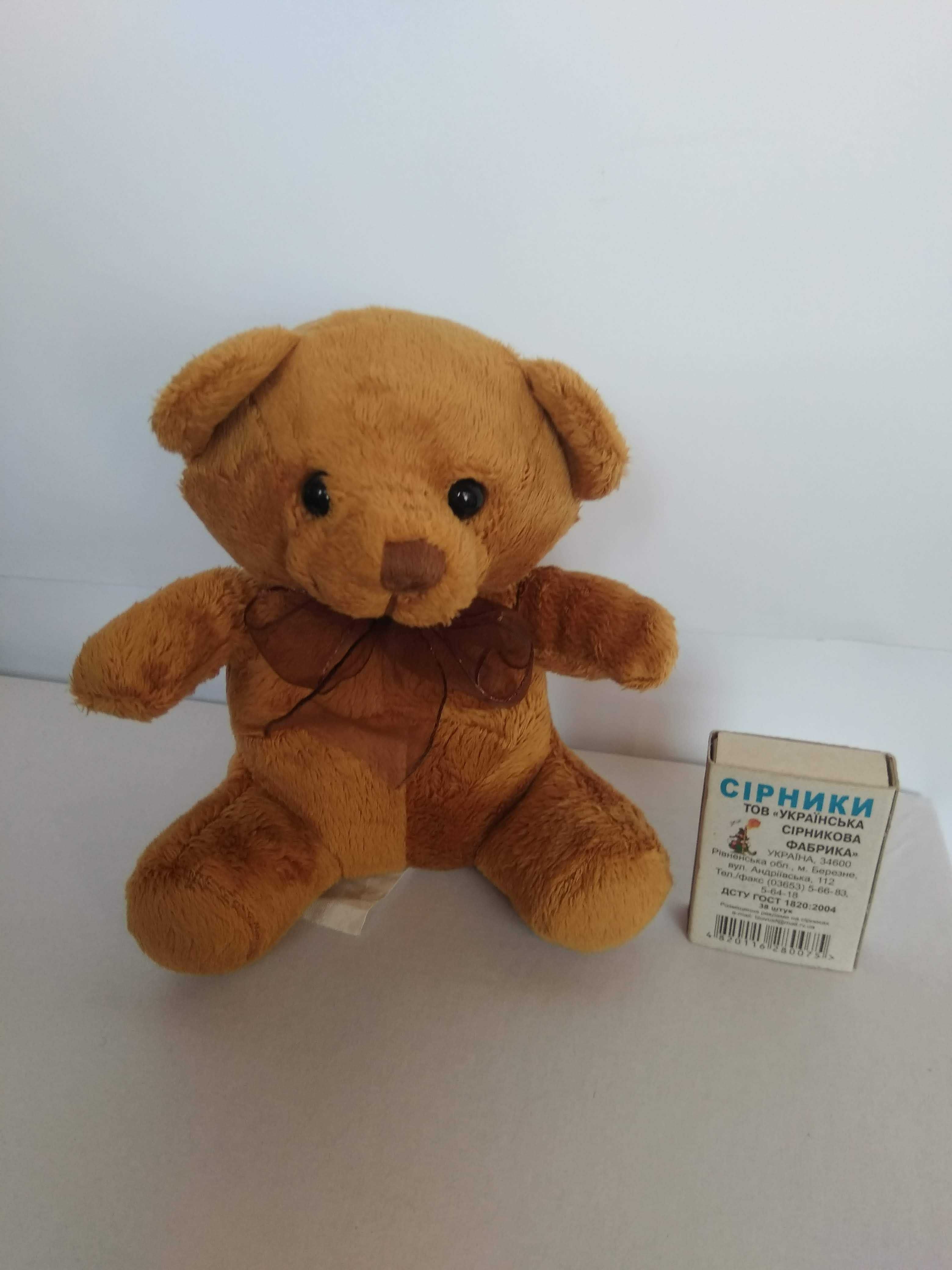 Мишка Тедди высота 13,5 см медвежонок мягкая игрушка