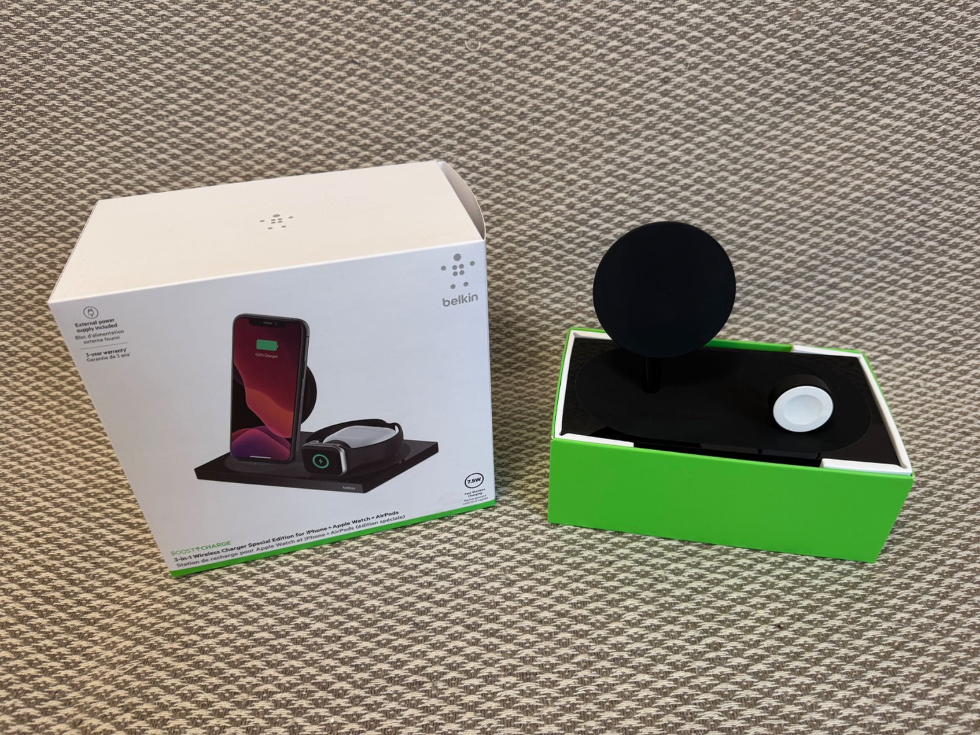 Belkin - ładowarka indukcyjna 3 w 1