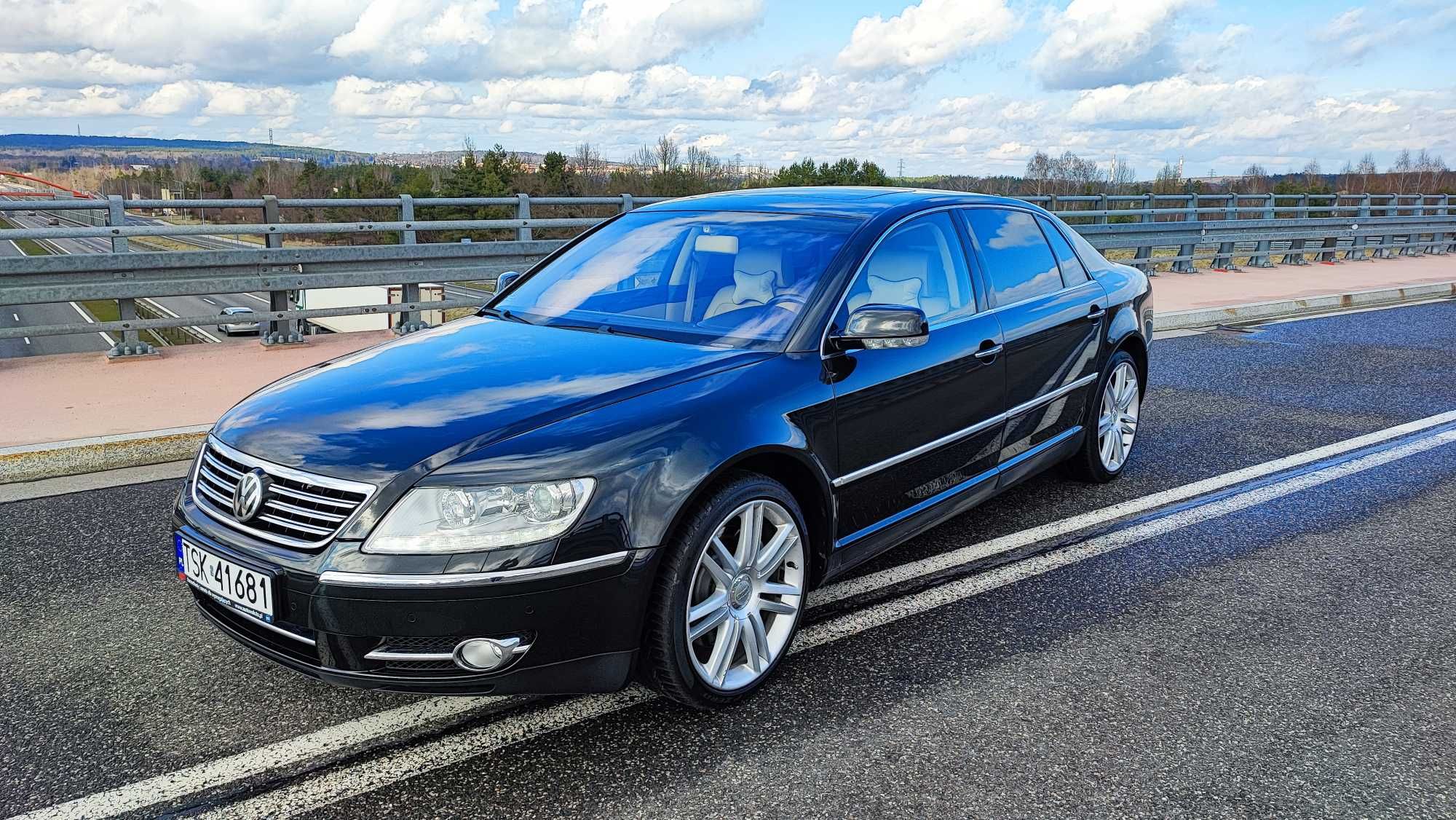 Volkswagen VW Phaeton 4.2 V8 LPG Long 2009 Rok czarny 4 osobowy