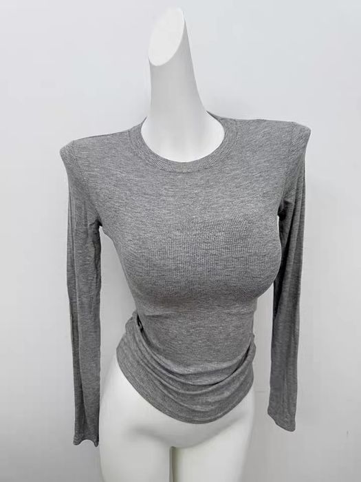 !! В НАЯВНОСТІ !! Лонгслів білий S | сірий М-L Якість ТОП