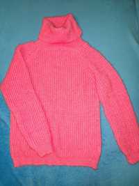 swetry golf różowy
