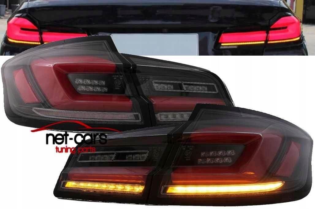 Lampy tylne BMW 5 F10 M5 -17 Neon LED wzór G30 Black