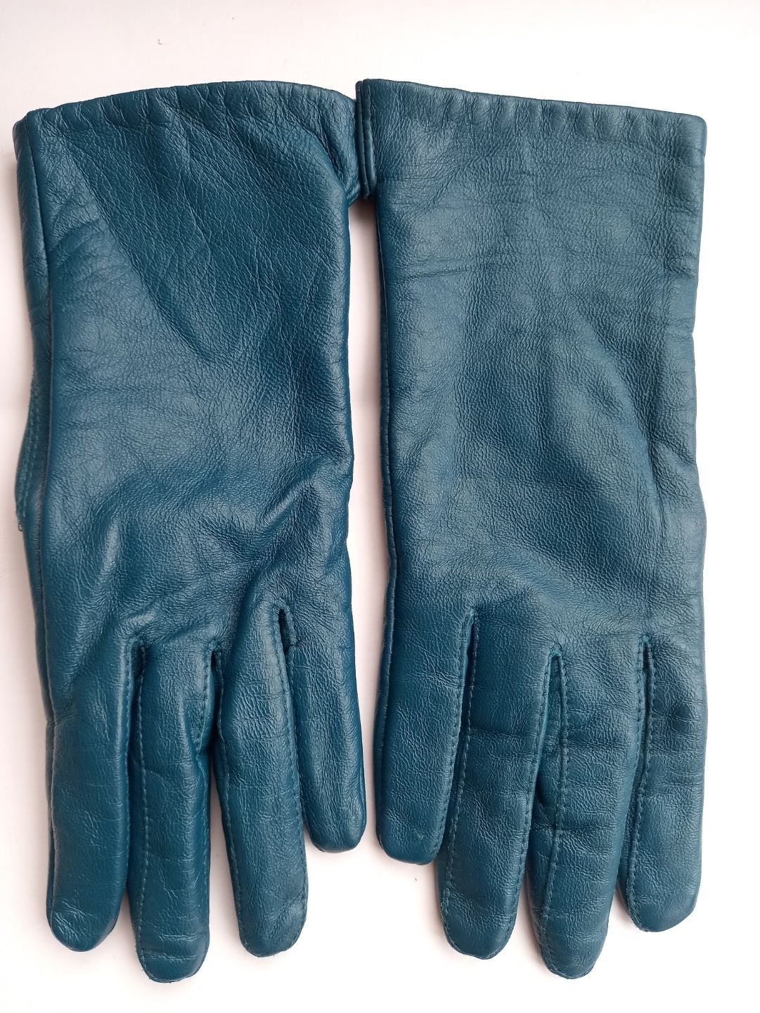 Стильні шкіряні рукавички перчатки кожа
