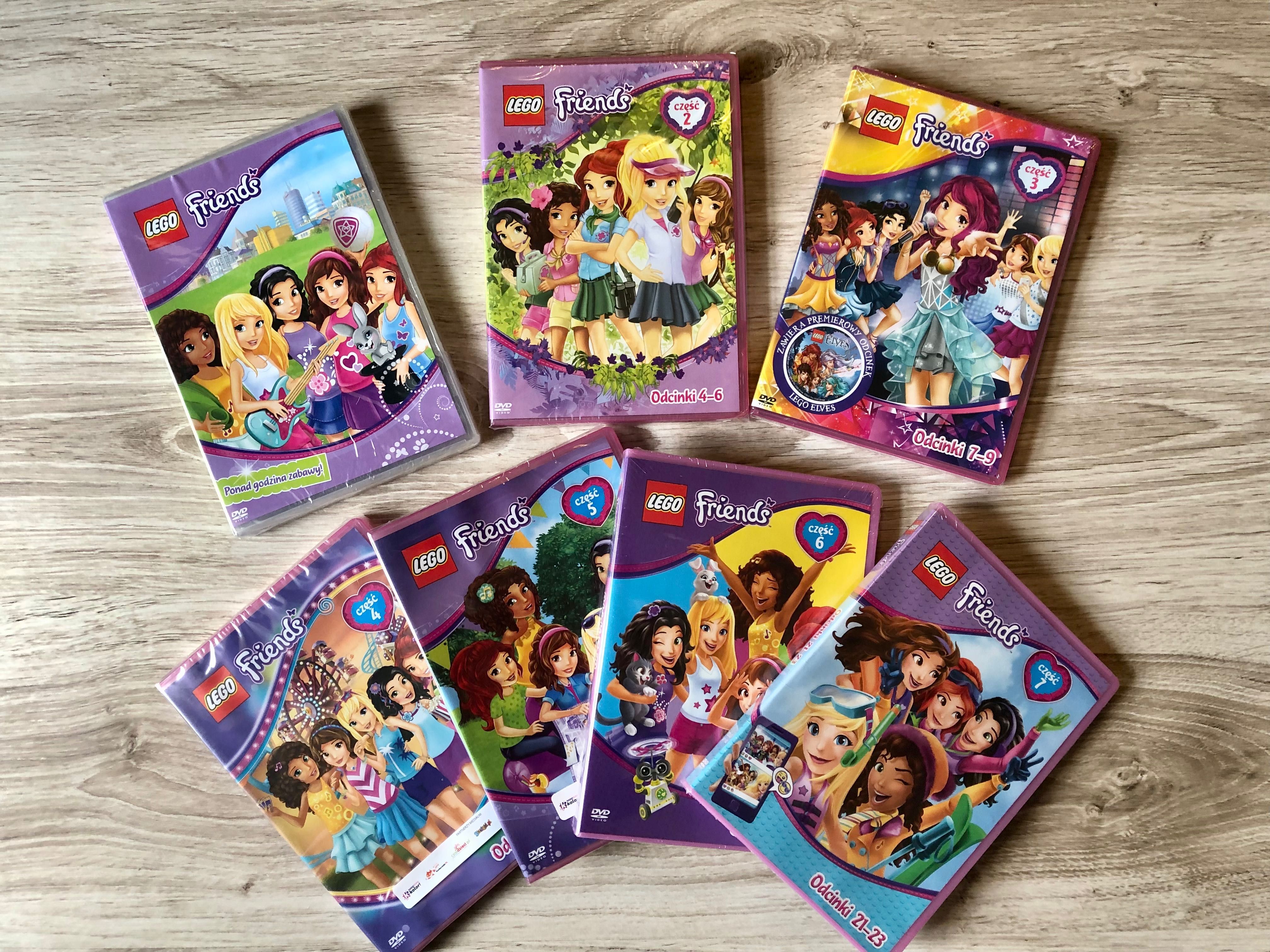 LEGO Friends dvd /Nowe /seria 7 sztuk /odcinki 1-23