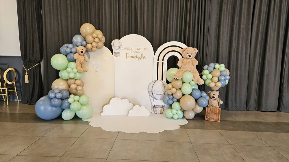 Ścianka dekoracja balony girlanda