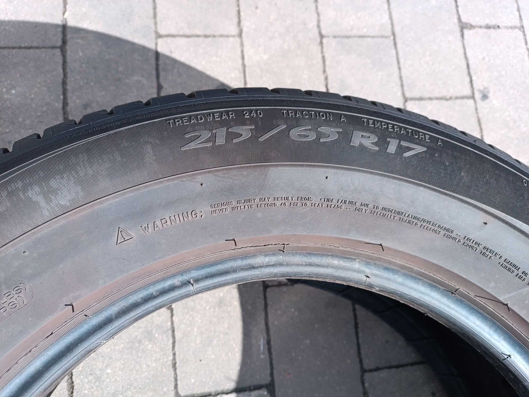 215/65R17 Michelin Primacy 3 99V