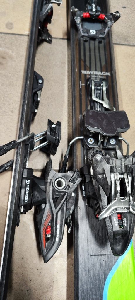 Narty K2 Wayback 88 z Marker Mwerks Carbon i foki
