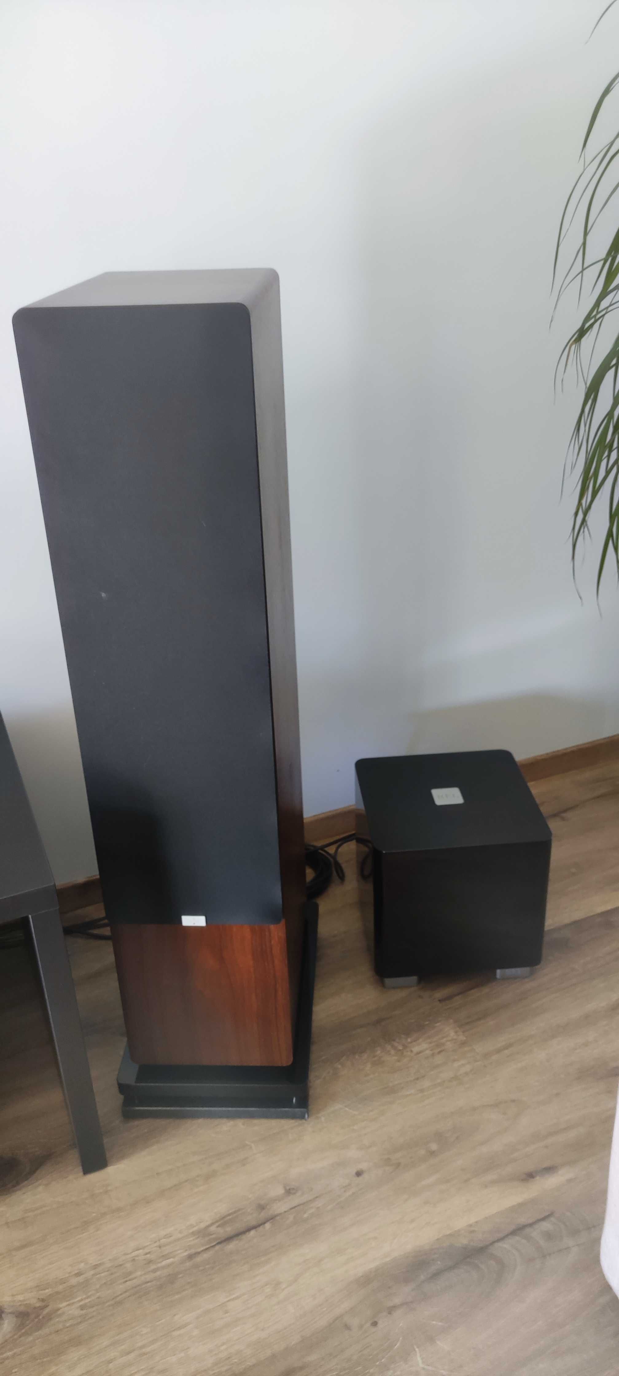 Rel T5x Subwoofer aktywny High Gloss Black