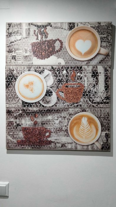 Quadro para cozinha ou para o cantinho dos apreciadores de café