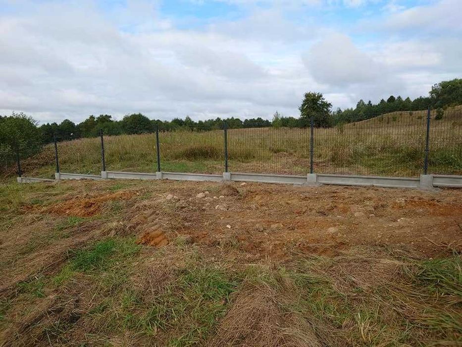 ogrodzenia ogrodzenie panelowe panele słupki brama furtka płot palety