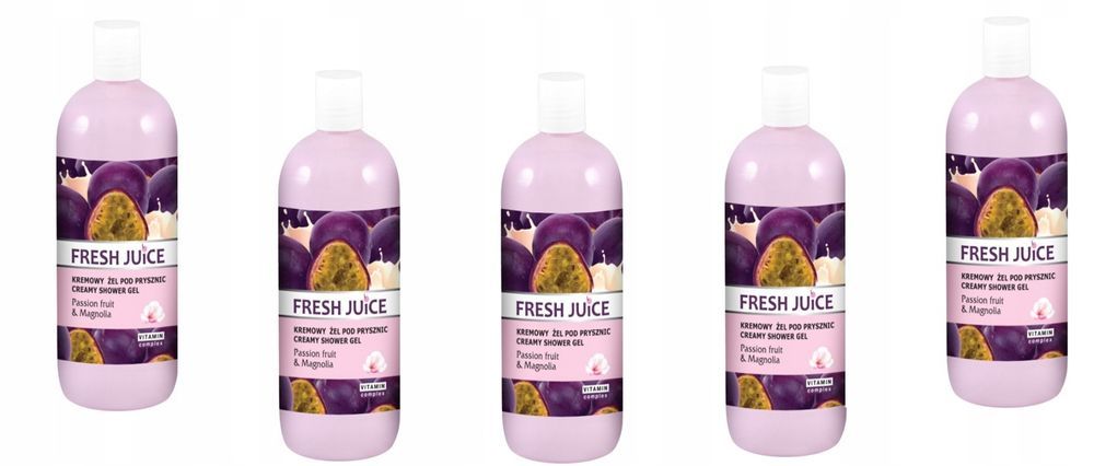 Fresh Juice Żel Pod Prysznic Passion Fruit I Magnolia 500Ml X 5 Szt