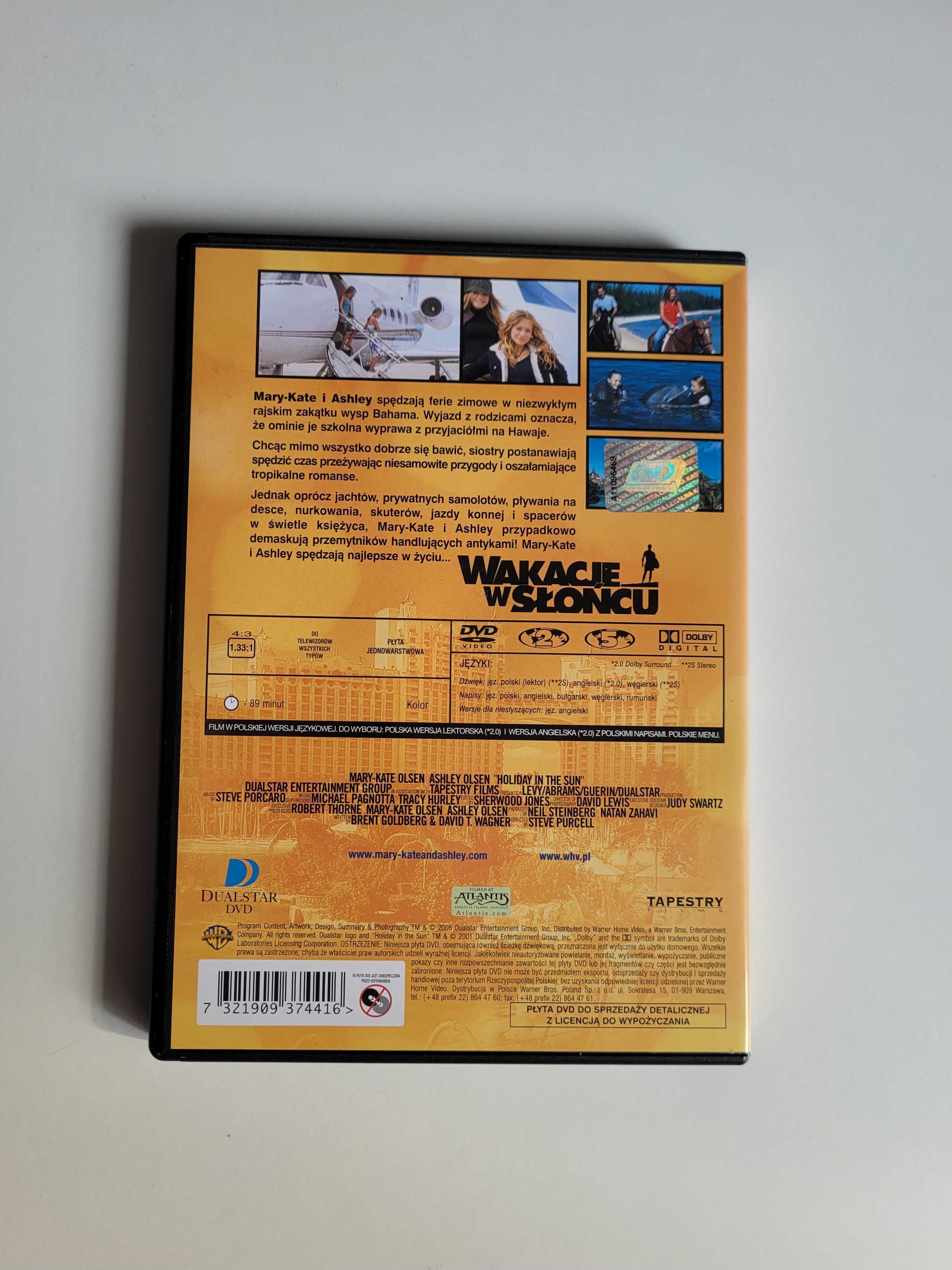 Film DVD Wakacje W Słońcu