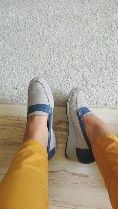 Mokasyny Buty CCC Lasocki rozm. 41 skórzane w środku