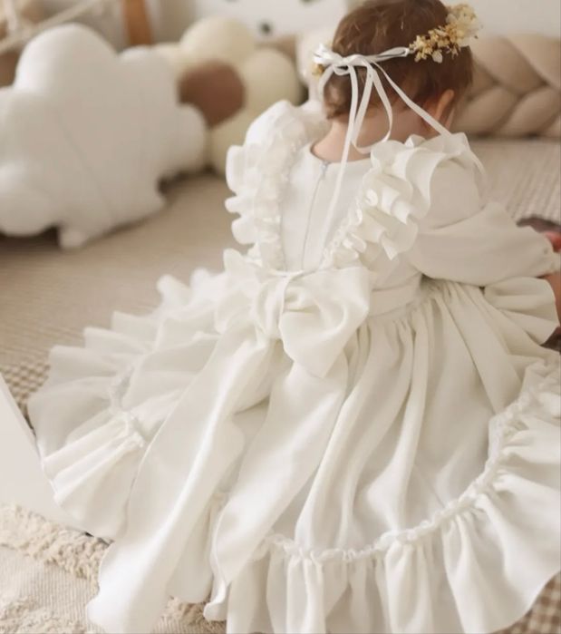 Плаття  біле 80-86