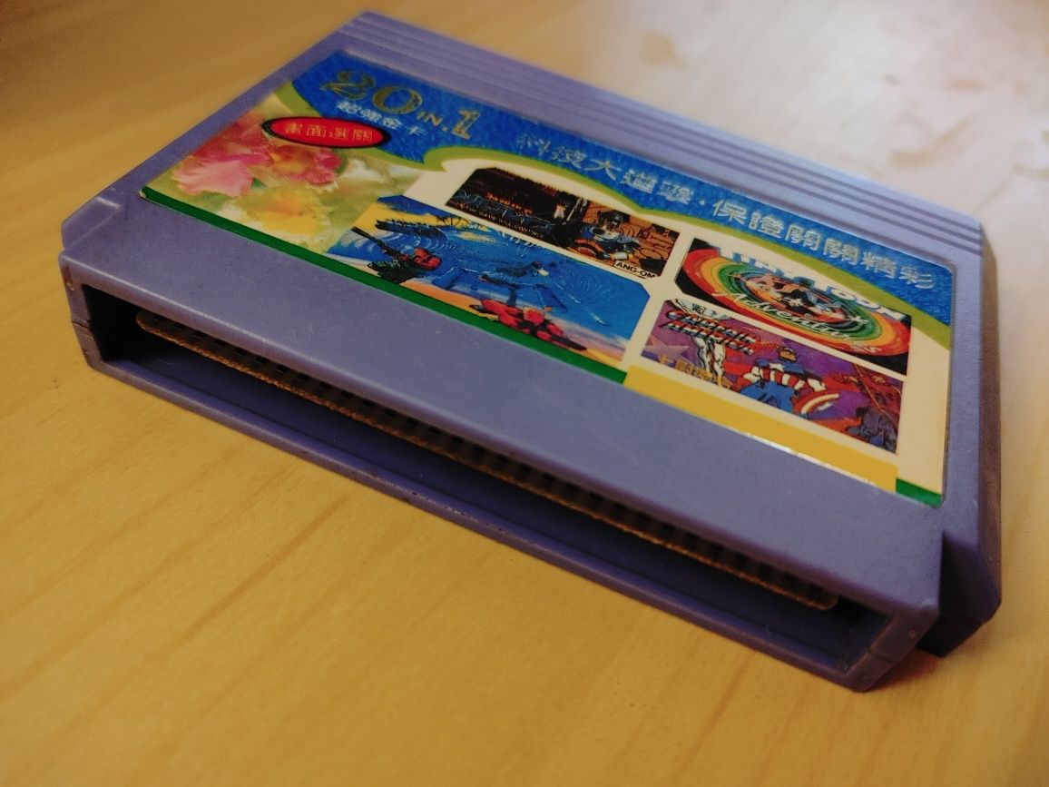 20 in 1 - kartridż na konsolę Pegasus Super Contra scalak