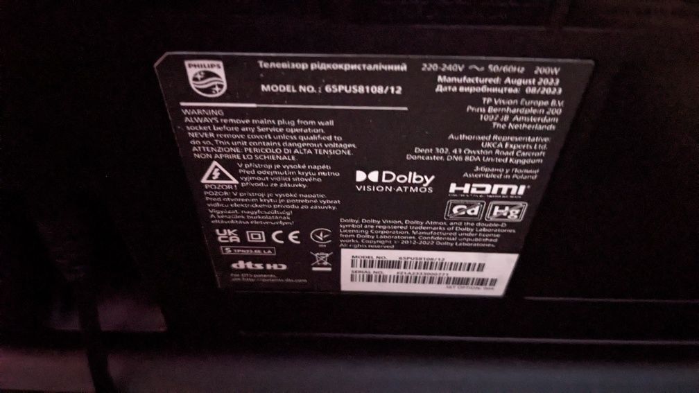 Samsung 19" і 65"LG NANOCELL816  та 65"Philips 8108/12