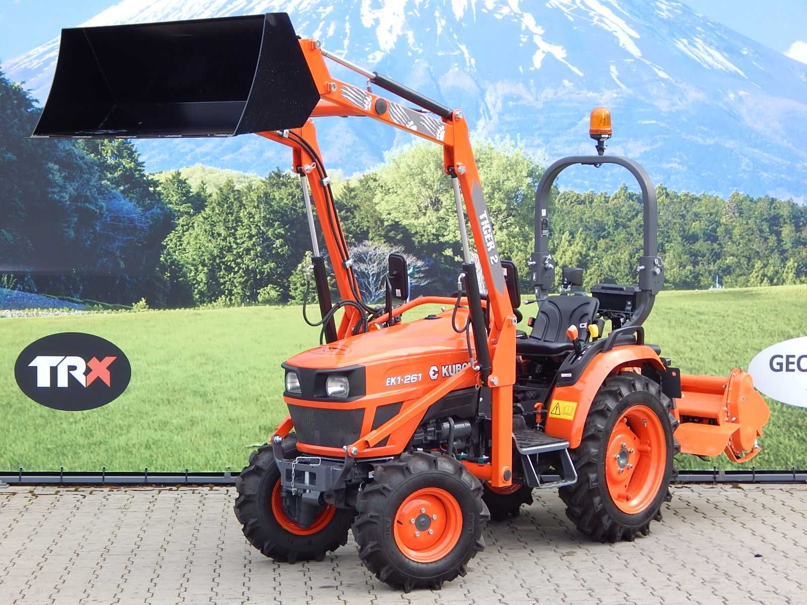 Ciągnik Kubota EK1-261 25KM 4x4 TUR ładowacz czołowy traktor RATY 0%