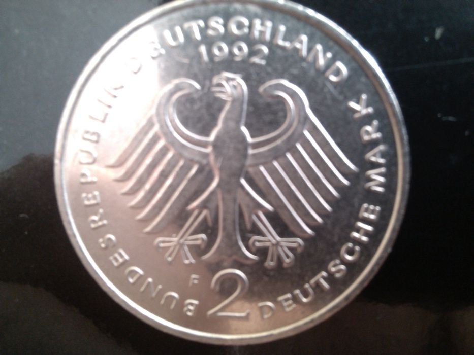 moneta - bilon, 2 Marki Niemieckie 1992 - 2 Deutsche Mark