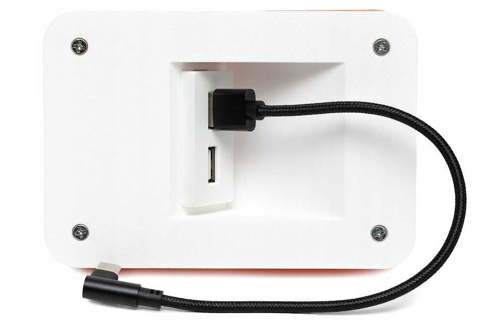 Podtynkowa ładowarka USB (biała, z przewodem USB-C)